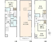 【埼玉県/和光市白子】和光市白子2丁目新築戸建　A号棟 間取り図