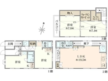 【東京都/世田谷区新町】世田谷区新町三丁目　賃貸併用住宅 間取り図