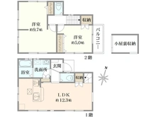 【東京都/小平市小川町】小平市小川町2丁目　住宅 間取り図