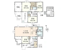【東京都/国分寺市西恋ヶ窪】プラウドシーズン西国分寺エアガーデン 間取り図