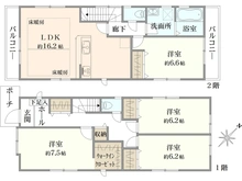 【千葉県/浦安市高洲】浦安市高洲3丁目戸建て 間取り図