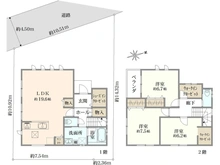 【神奈川県/横須賀市平作】コンフォート平作1丁目12号棟（新築分譲住宅） 間取り図