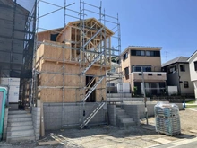 【神奈川県/横須賀市平作】コンフォート平作1丁目6号棟（新築分譲住宅） 建築中の外観