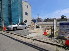 【神奈川県/川崎市幸区小向西町】幸区小向西町4丁目新築戸建　4号棟 建築中の外観