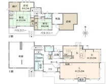 【大阪府/高槻市岡本町】高槻市岡本町　中古戸建 間取り図