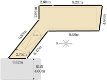 【東京都/中野区野方】中野区野方2丁目　新築戸建B棟 区画図