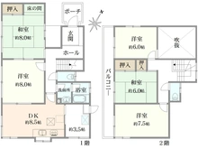 【兵庫県/川辺郡猪名川町松尾台】川辺郡猪名川町松尾台三丁目　中古戸建 間取り図