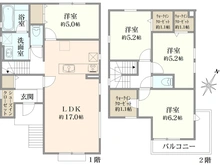 【東京都/練馬区大泉町】練馬区大泉町5丁目新築戸建・16号棟 間取り図