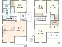 【東京都/練馬区大泉町】練馬区大泉町5丁目新築戸建・20号棟 間取り図