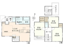 【東京都/西東京市栄町】西東京市栄町2丁目中古戸建 間取り図
