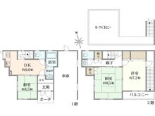 【東京都/西東京市保谷町】西東京市保谷町3丁目戸建 間取り図