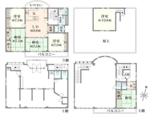 【東京都/羽村市神明台】羽村市神明台3丁目　医院併用戸建 間取り図