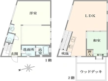 【東京都/調布市柴崎】調布市柴崎1丁目　中古戸建 間取り図