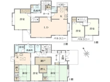 【東京都/日野市豊田】日野市豊田3丁目　中古戸建（野村ホーム施工） 間取り図