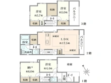 【東京都/荒川区東尾久】荒川区東尾久2丁目　1号棟 間取り図