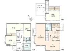 【神奈川県/横浜市中区西之谷町】中区西之谷町　中古戸建 間取り図