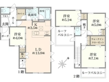 【神奈川県/横浜市港南区笹下】プラウドシーズン横濱洋光台 間取り図