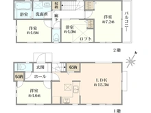 【神奈川県/横浜市旭区万騎が原】旭区万騎が原　新築戸建　A号棟 間取り図