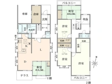 【神奈川県/横浜市旭区本村町】横浜市旭区本村町　中古戸建 間取り図