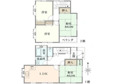 【神奈川県/横浜市旭区四季美台】旭区四季美台　中古戸建 間取り図