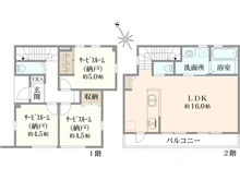 【埼玉県/所沢市大字久米】所沢市大字久米　戸建 間取り図