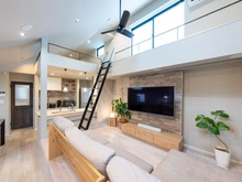 【東京都/品川区大井】品川区大井7丁目　中古戸建 リビング・ダイニング：上部ロフト