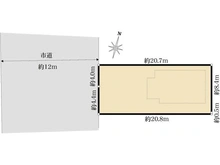 【埼玉県/東松山市高坂】東松山市高坂5丁目　戸建 区画図