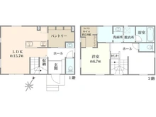【埼玉県/上尾市東町】上尾市東町3丁目　戸建 間取り図