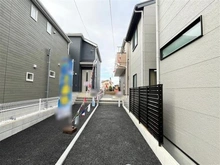 【埼玉県/川口市戸塚】川口市戸塚5丁目 2号棟 外観：全4区画　右側奥　敷地延長部分