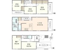【東京都/板橋区本町】 板橋区本町I期2号棟 間取り図