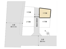 【埼玉県/蕨市錦町】蕨市錦町1丁目　5号棟 区画図