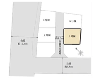 【埼玉県/蕨市錦町】蕨市錦町1丁目　6号棟 区画図