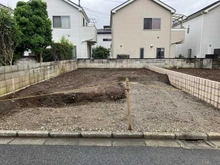 【埼玉県/さいたま市緑区大字中尾】さいたま市緑区大字中尾新築戸建A号棟 現地（建築前）：全2棟／左側