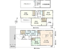 【埼玉県/さいたま市緑区大字中尾】さいたま市緑区大字中尾新築戸建A号棟 間取り図