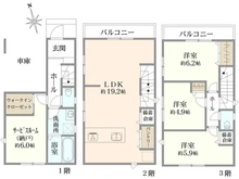 【埼玉県/さいたま市桜区西堀】さいたま市桜区西堀2丁目　C号棟 間取り図