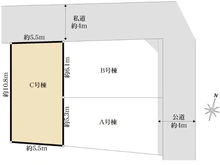 【埼玉県/さいたま市桜区西堀】さいたま市桜区西堀2丁目　C号棟 区画図