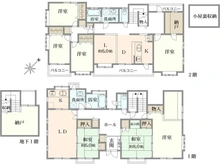 【埼玉県/さいたま市南区大谷場】さいたま市南区大谷場2丁目　中古戸建 間取り図