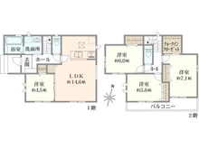 【埼玉県/さいたま市岩槻区本丸】さいたま市岩槻区本丸3丁目　新築戸建 間取り図