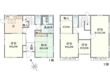 【東京都/世田谷区船橋】世田谷区船橋5丁目　中古住宅 間取り図