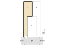 【埼玉県/川口市戸塚東】 川口市戸塚東2丁目新築戸建　A号棟 区画図