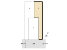 【埼玉県/川口市戸塚東】 川口市戸塚東2丁目新築戸建　B号棟 区画図