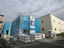 【埼玉県/川口市戸塚東】 川口市戸塚東2丁目新築戸建　C号棟 建築中の外観