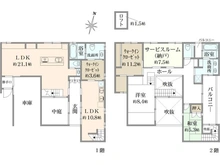 【埼玉県/さいたま市浦和区木崎】さいたま市浦和区木崎5丁目　戸建 間取り図