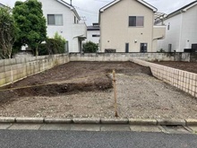 【埼玉県/さいたま市緑区大字中尾】さいたま市緑区大字中尾新築戸建A号棟 現地（建築前）：全2棟／左側