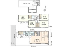 【埼玉県/さいたま市緑区大字中尾】さいたま市緑区大字中尾新築戸建B号棟 間取り図