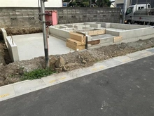 【埼玉県/川口市芝西】川口市芝西1丁目V期B号棟　新築戸建 建築中の外観