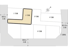 【埼玉県/蕨市南町】蕨市南町3丁目III期　2号棟 区画図