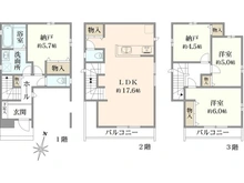 【埼玉県/川口市戸塚東】川口市戸塚東4丁目　新築戸建B号棟 間取り図