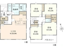 【千葉県/我孫子市青山台】我孫子市青山台1丁目／戸建1号棟 間取り図