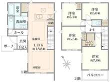 【千葉県/柏市豊四季】柏市豊四季／新築戸建て　C号棟 間取り図